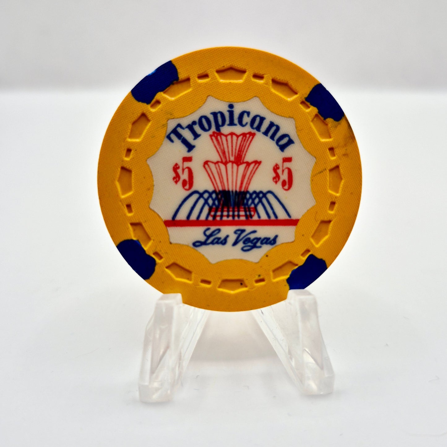 Tropicana Hotel Casino Las Vegas Nevada 1956 $5 Casino Chip N2271