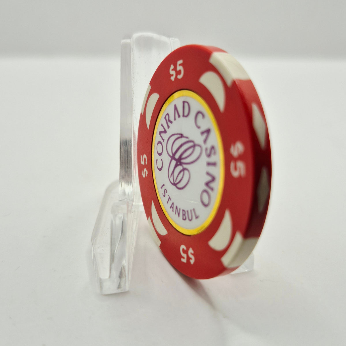 Conrad Hotel Casino Istanbul Turkey $5 Casino Chip