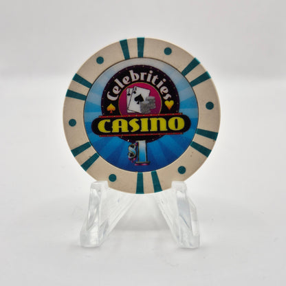Celebrities Casino Card Room Kennewick Washington $1 Casino Chip