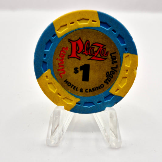 Union Plaza Hotel Casino Las Vegas Nevada 1971 $1 Casino Chip N2285