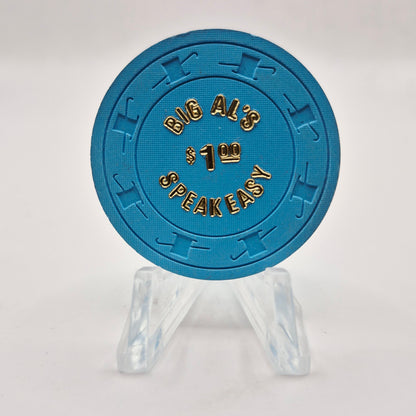 Big Al's Speakeasy Las Vegas Nevada 1980 $1 Casino Chip N2822