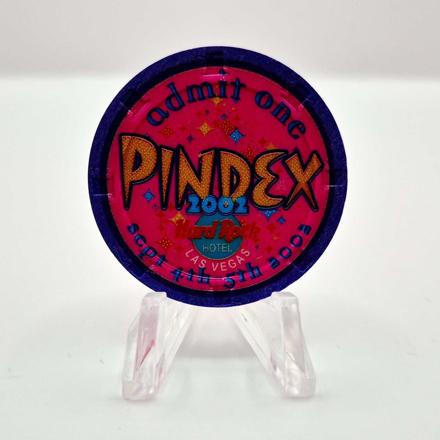 Hard Rock Hotel Casino Las Vegas Nevada 2002 Pindex NCV Chip E0744