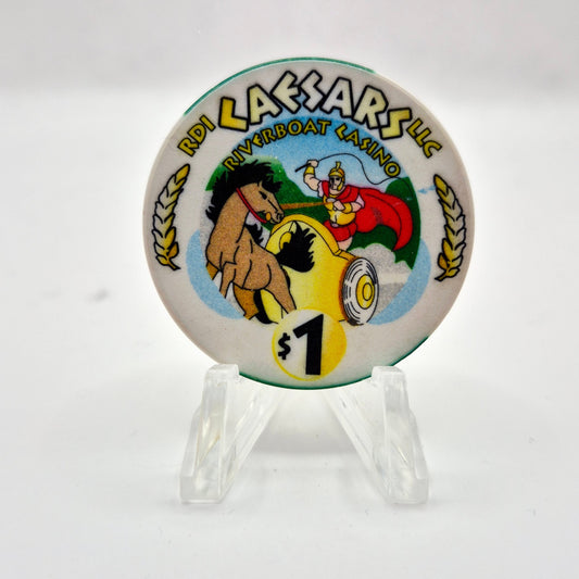 Caesars "Riverboat" Casino Elizabeth Indiana $1 Casino Chip