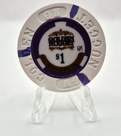 Golden Nugget Casino Danville Illinois 2023 $1  Casino Chip