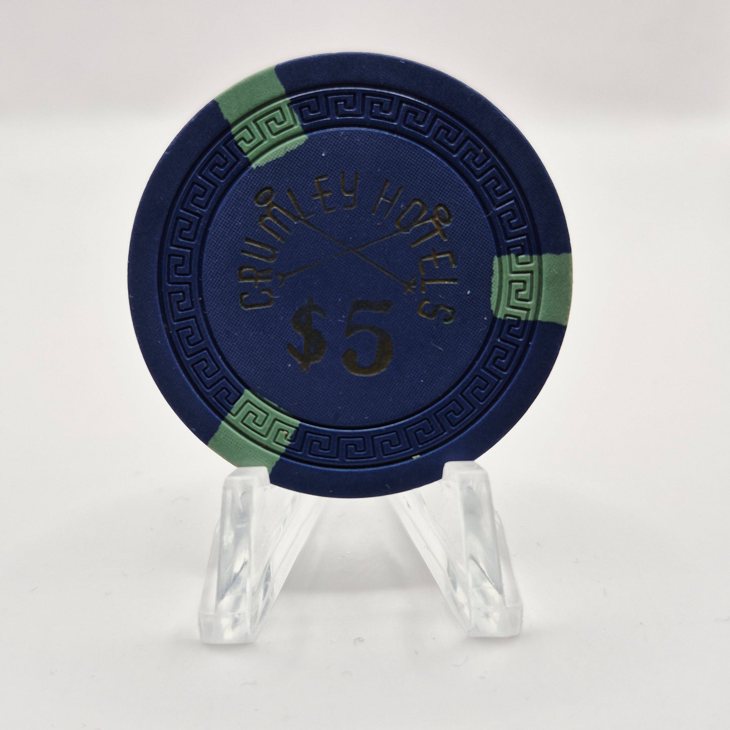 Crumley Hotels Elko Nevada 1945 $5 Casino Chip N7054