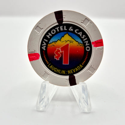 Avi Resort Casino Laughlin Nevada 1995 $1 Casino Chip N1172