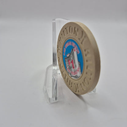 Las Vegas Hilton Las Vegas Nevada 1991 $1 Casino Chip N1865