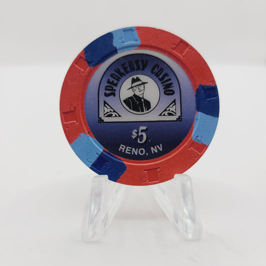 Speakeasy Hotel Casino Reno Nevada 1999 $5 Casino Chip V5618