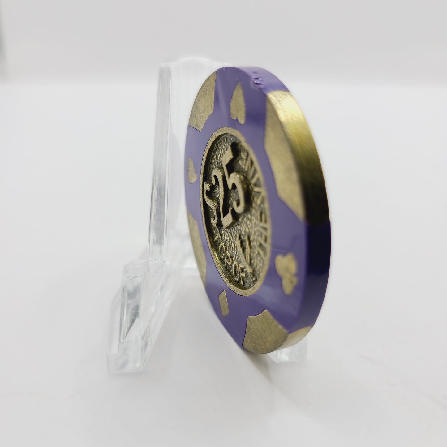 Top of the Vine Card Room  Lebec California $25 Casino Chip CG030415