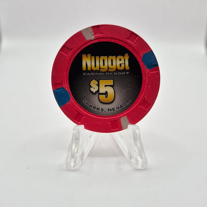 Nugget Casino Resort Sparks Nevada 2016 $5 Casino Chip D2428