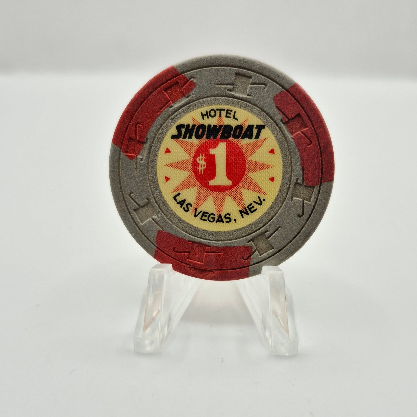 Showboat Hotel Casino Las Vegas Nevada 1972 $1 Casino Chip N2148