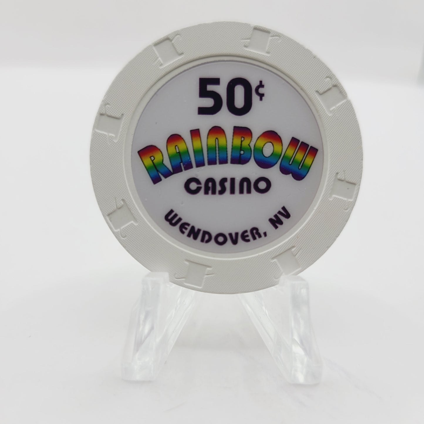 Rainbow Hotel Casino Wendover Nevada 2019 $.50 Casino Chip D2832