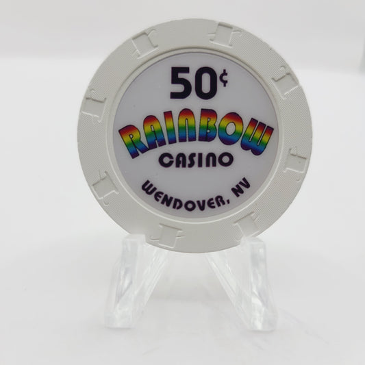 Rainbow Hotel Casino Wendover Nevada 2019 $.50 Casino Chip D2832