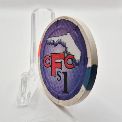 CFC (Florida Casino Cruises) Casino Florida "Day Cruise" $1 Casino Chip