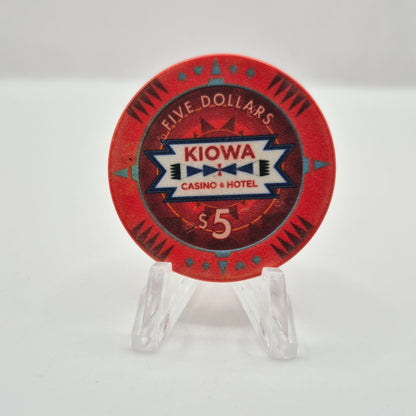 Kiowa Casino Devol Oklahoma 2025 $5 Casino Chip