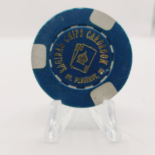 Saginaw Chips Casino Mount Pleasant Michigan $1 Casino Chip