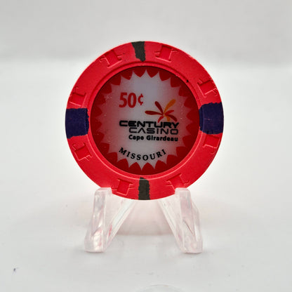 Century Casino Cape Girardeau Missouri 2020 $.50 Casino Chip