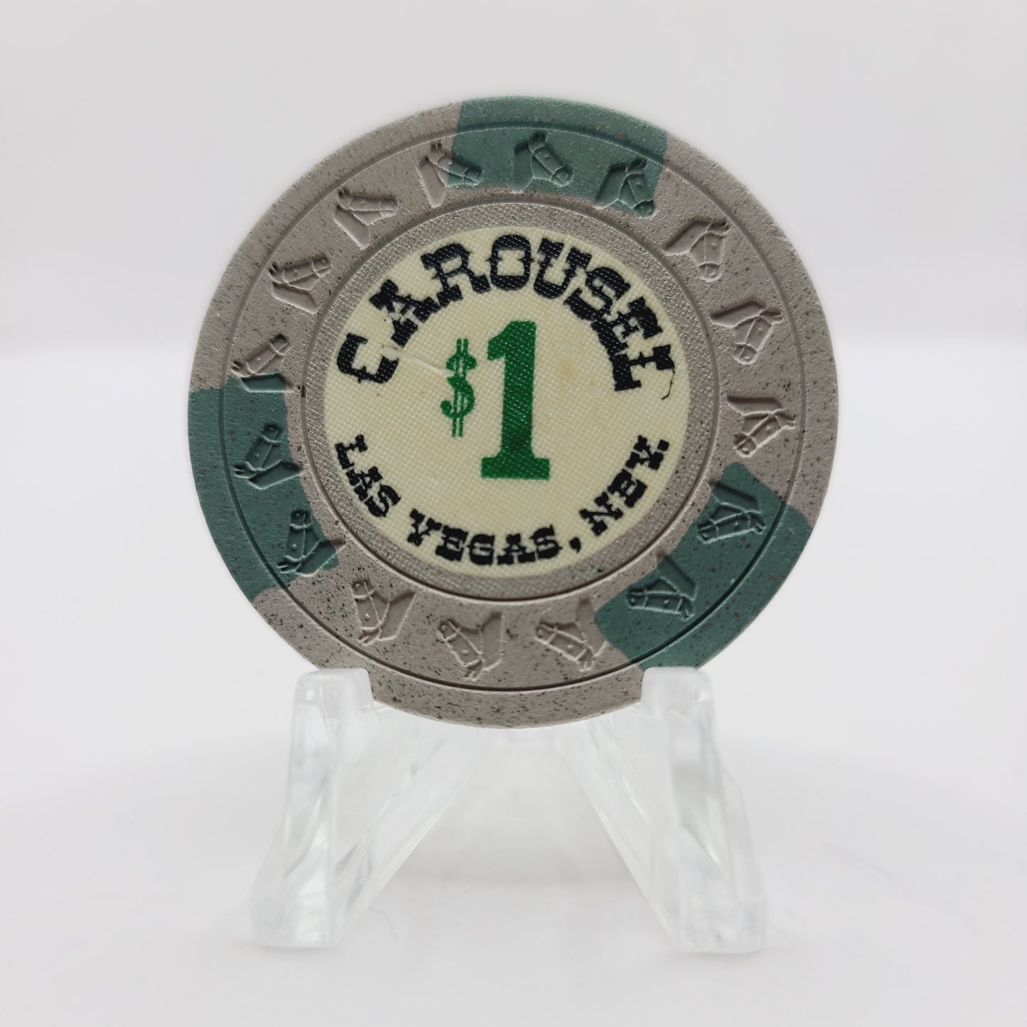 Carousel Casino Las Vegas Nevada 1968 $1 Casino Chip N1428