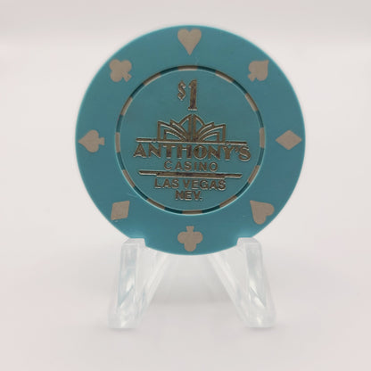 Anthony's Casino Las Vegas Nevada 1989 $1 Casino Chip N1343