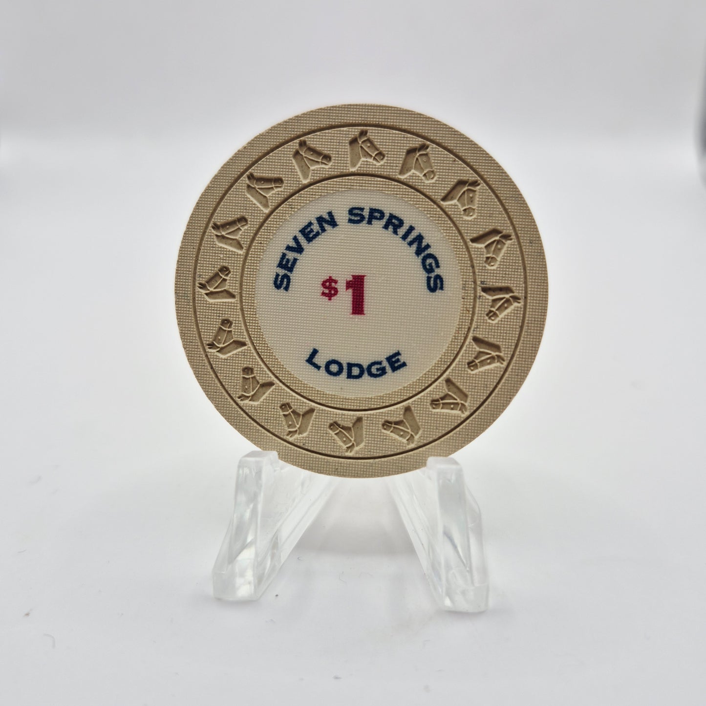 Seven Springs Lodge Tuscumbia Alabama $1 'Fantasy' Chip