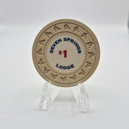 Seven Springs Lodge Tuscumbia Alabama $1 'Fantasy' Chip