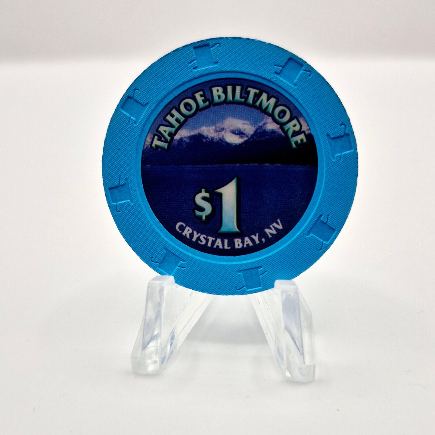 Tahoe Biltmore Lodge Casino Crystal Bay Nevada 2002 $1 Casino Chip V9875