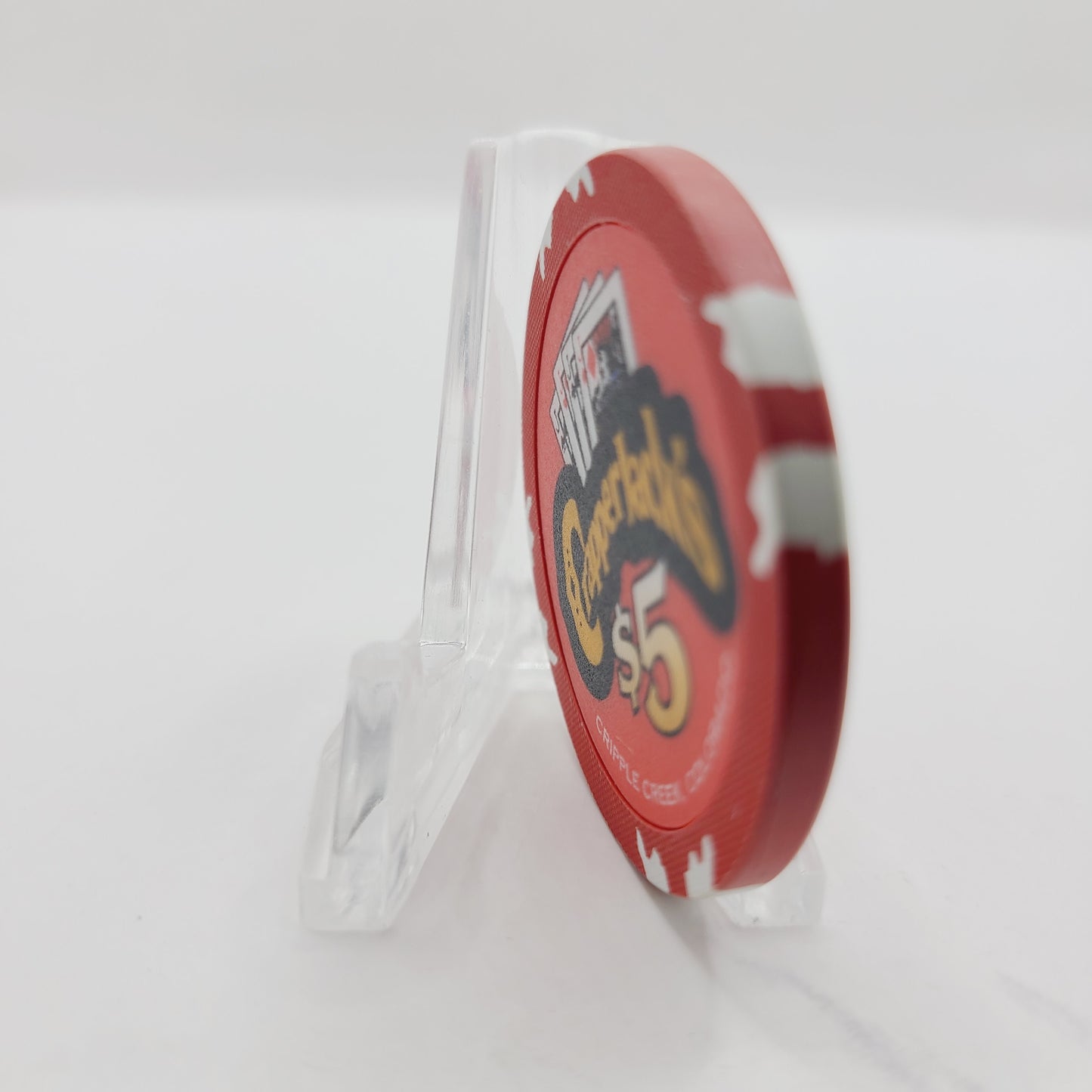 Crapper Jack's Cripple Creek Colorado $5 Casino Chip