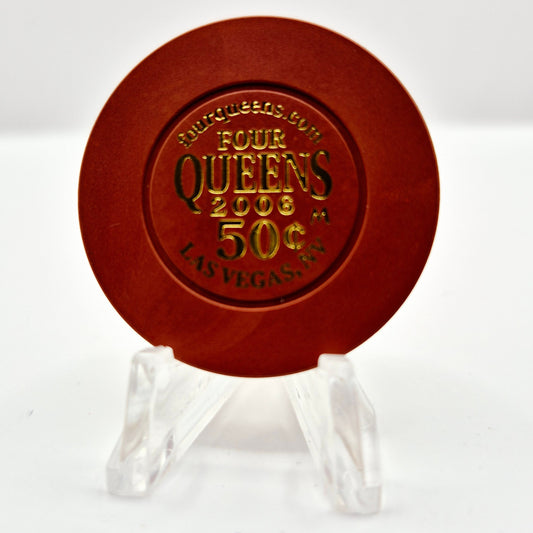 Four Queens Hotel Casino Las Vegas Nevada 2006 $.50 Casino Chip E7928
