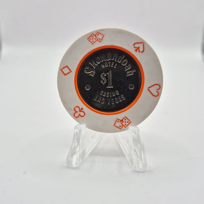 Shenandoah Hotel Casino Las Vegas Nevada 1980 $1 Casino Chip N2144