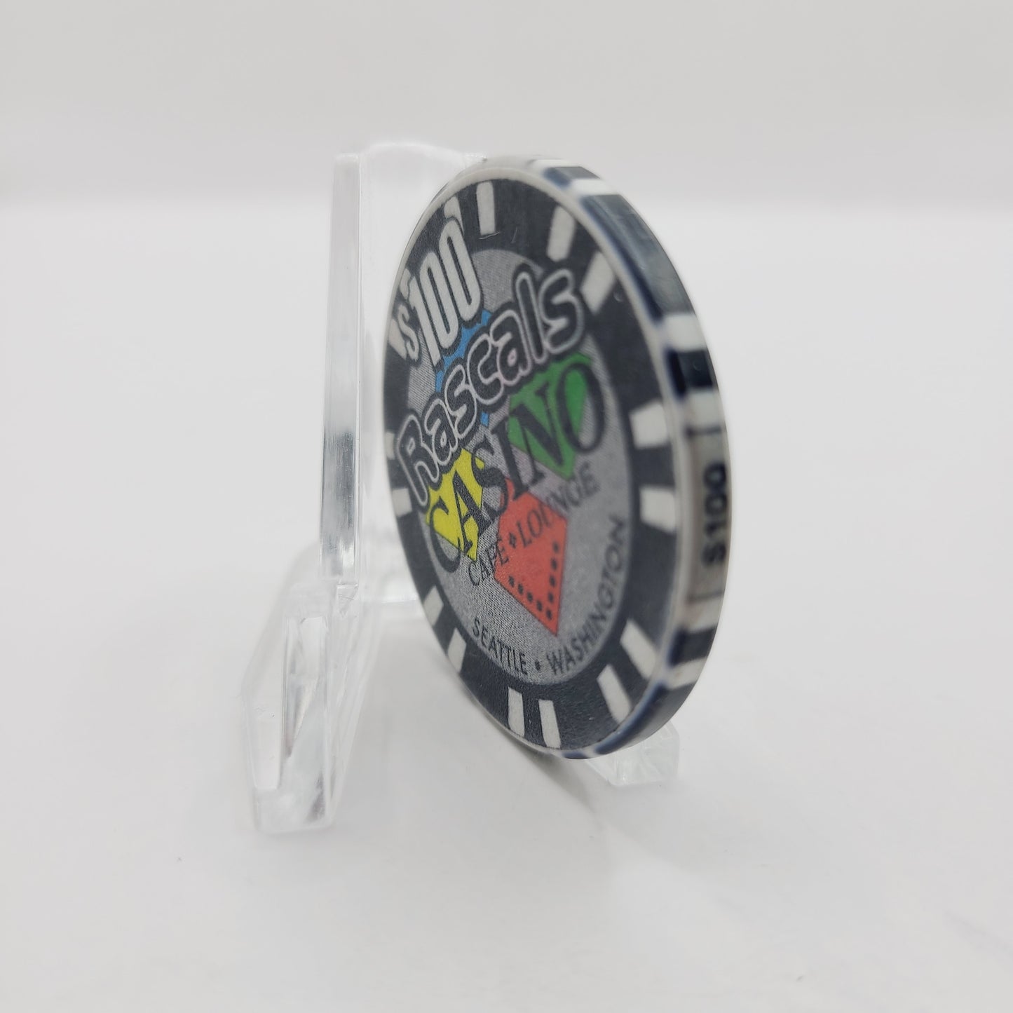 Rascals Casino Seattle Washington $100 Casino Chip