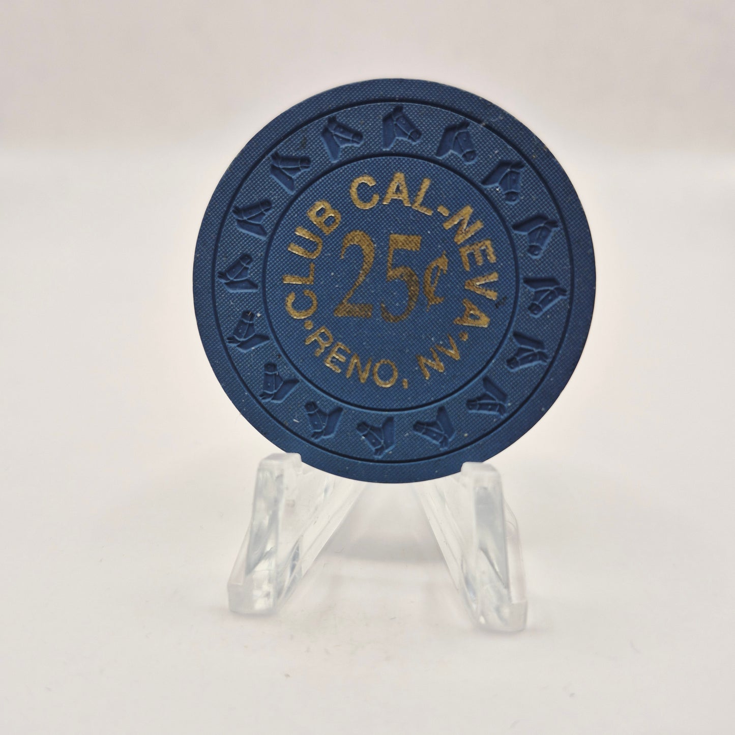 Club Cal-Neva Casino  Reno Nevada 1970 $.25 Casino Chip N4331