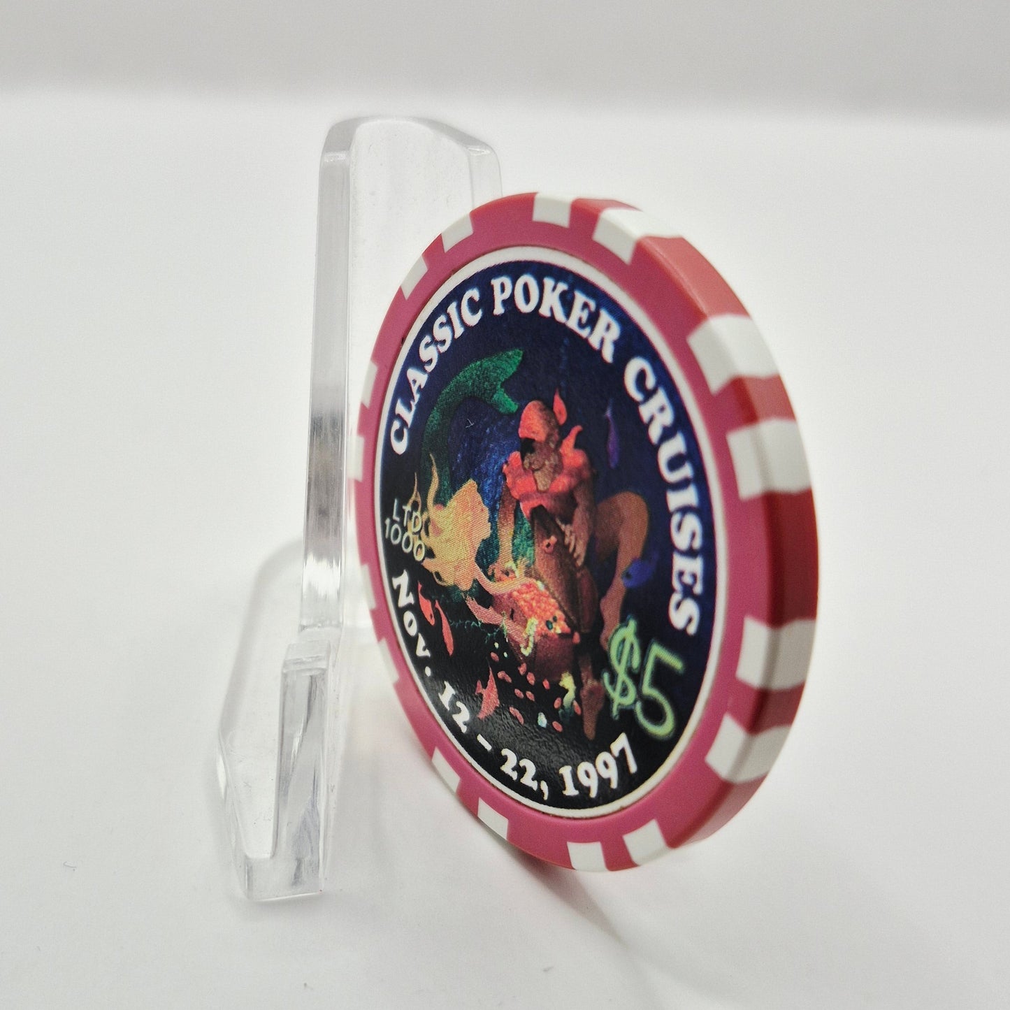 Classic Poker Cruises  'Cruise Ship' 1997 $5 Casino Chip CG036040