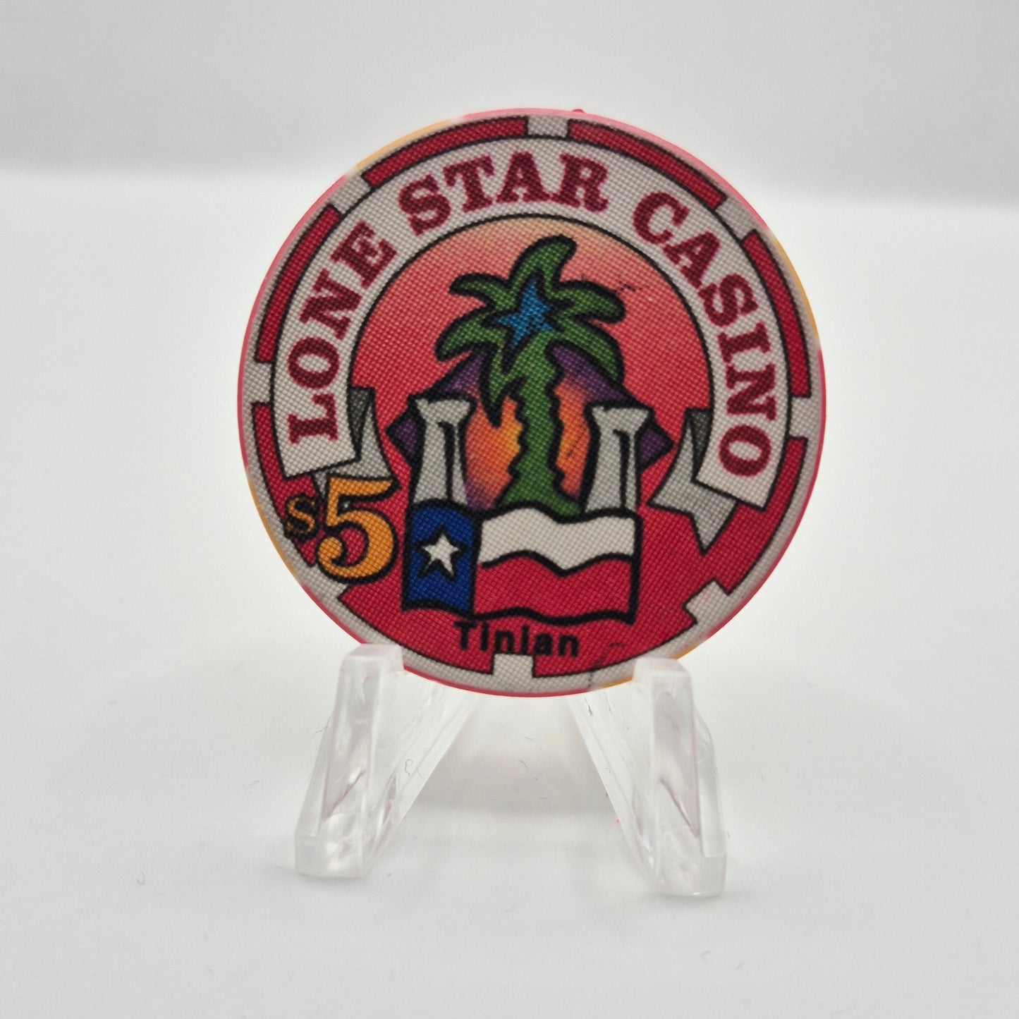 Lone Star Tinian Northern Marianas 1995 $5 Casino Chip