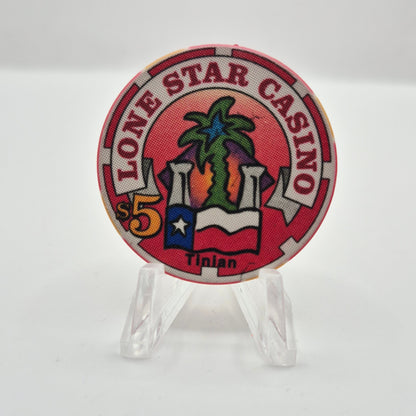 Lone Star Tinian Northern Marianas 1995 $5 Casino Chip