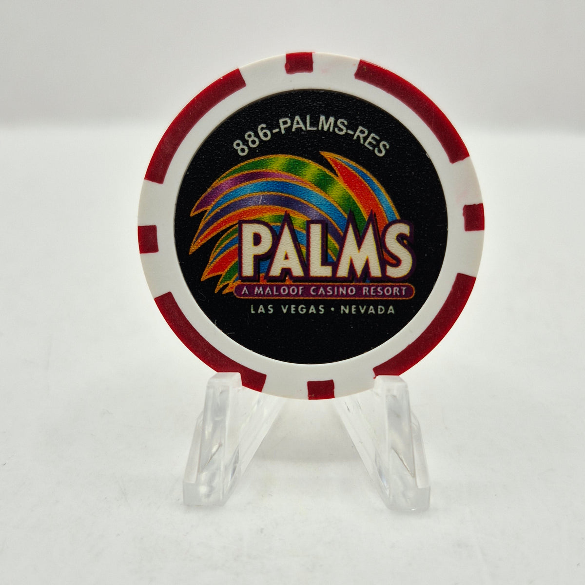Palms Hotel Casino Las Vegas Nevada 2005 Gift Shop Chip E7534 *Red
