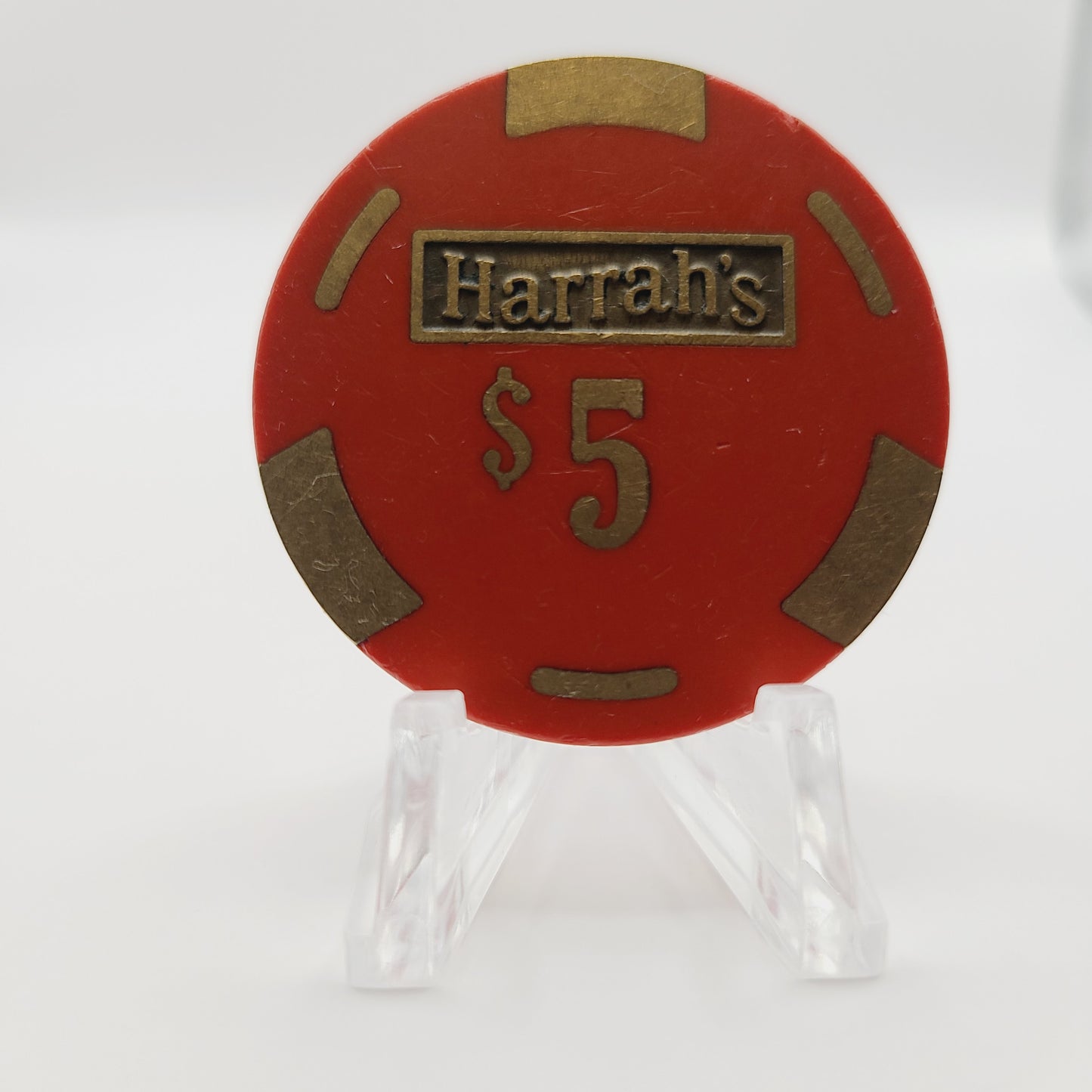 Harrah's Casino Reno/Tahoe Nevada 1980's $5 Casino Chip N5144