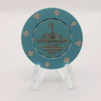 Anthony's Casino Las Vegas Nevada 1989 $1 Casino Chip N1343