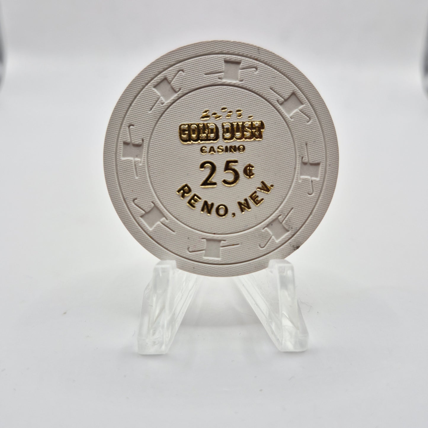 Gold Dust Casino Reno Nevada $.25 Casino Chip N5085