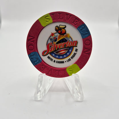 Silverton Casino Lodge Las Vegas Nevada 1998 $5 Casino Chip V1546