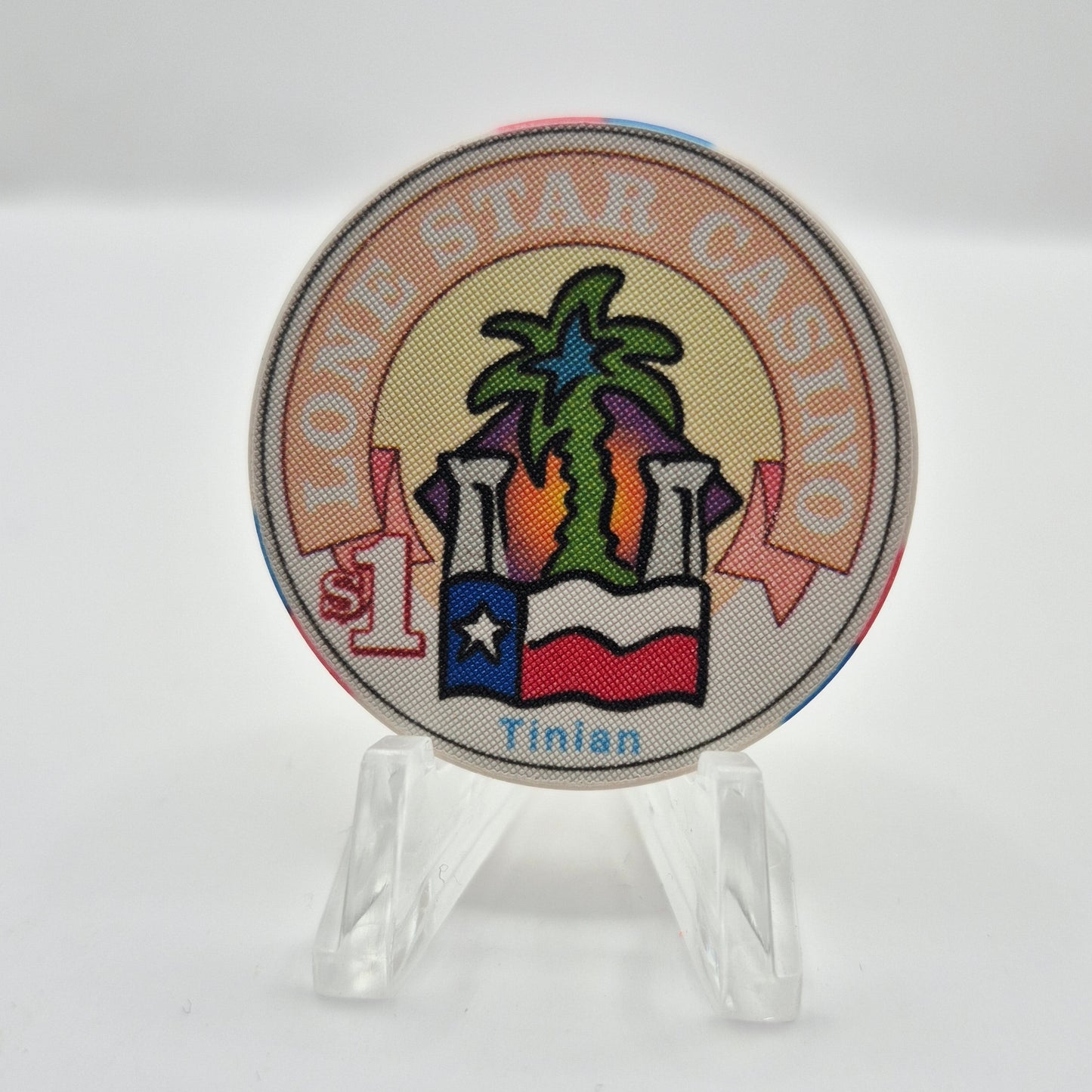 Lone Star Tinian Northern Marianas 1995 $1 Casino Chip