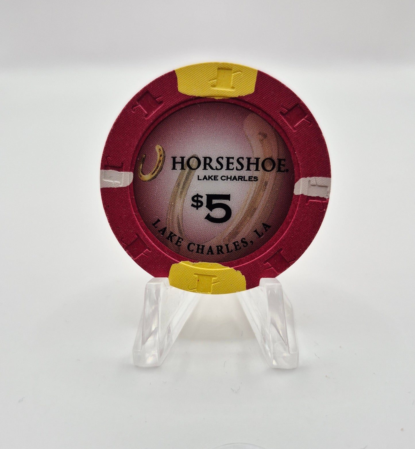 Horseshoe Hotel Casino Lake Charles Louisiana 2022 $5 Casino Chip