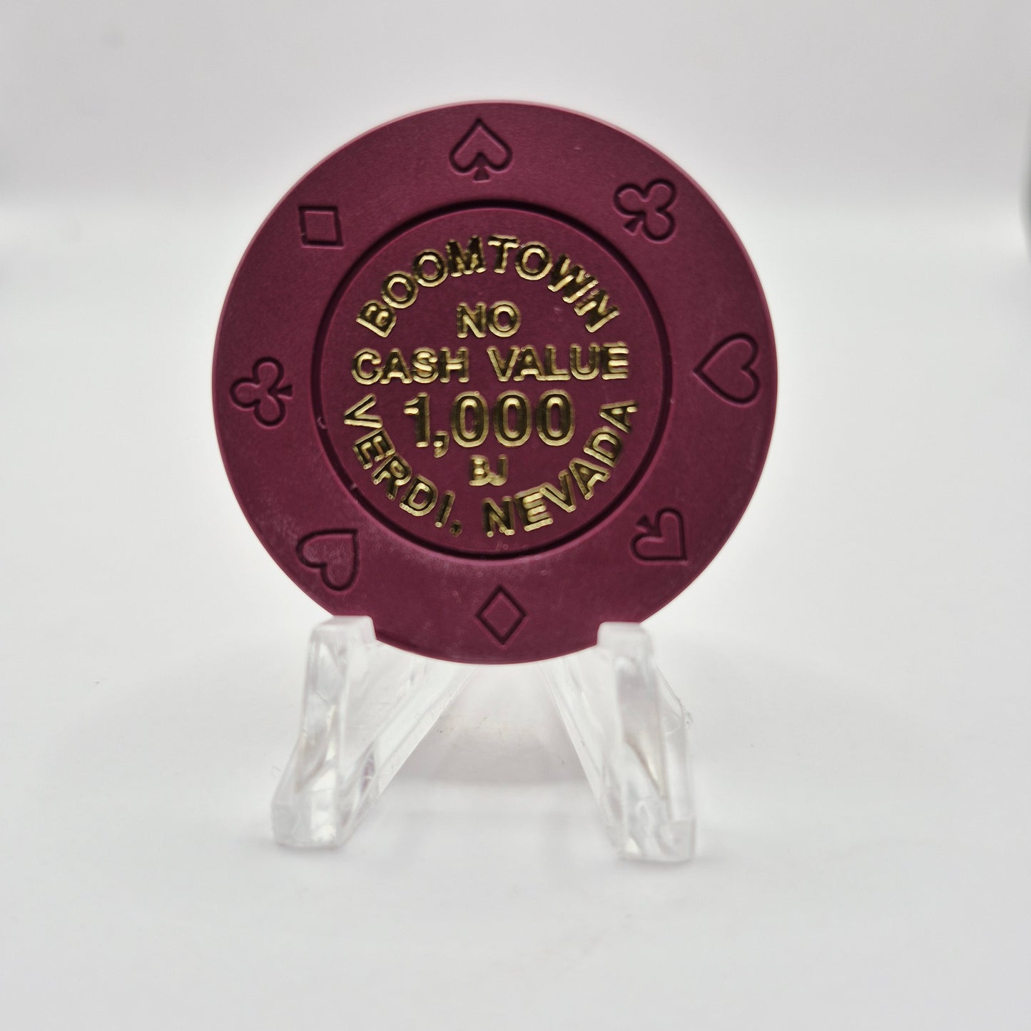 Boomtown Casino Reno/Verdi NV NCV 1000 Casino Chip "UNCIRCULATED" V2170