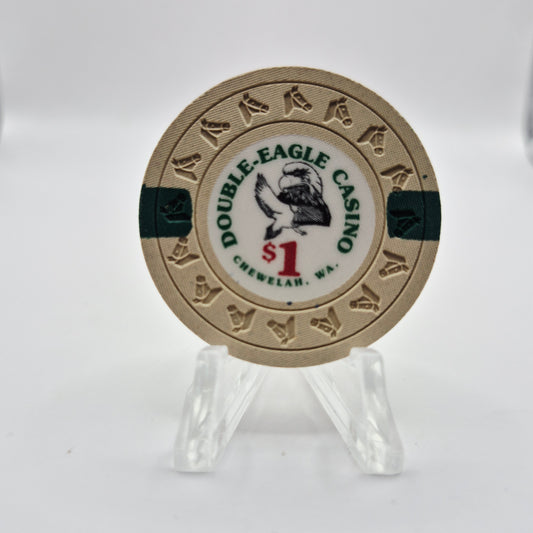 Double Eagle Casino Chewelah Washington $1 Casino Chip *UNC