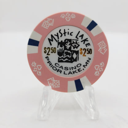 Mystic Lake Hotel Casino Prior Lake Minnesota $2.50 Casino Chip