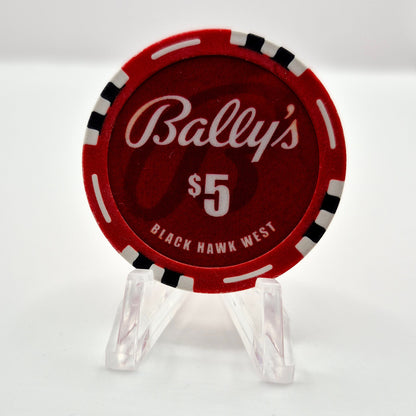 Bally's Casino Blackhawk West Colorado 2021 $5 Casino Chip