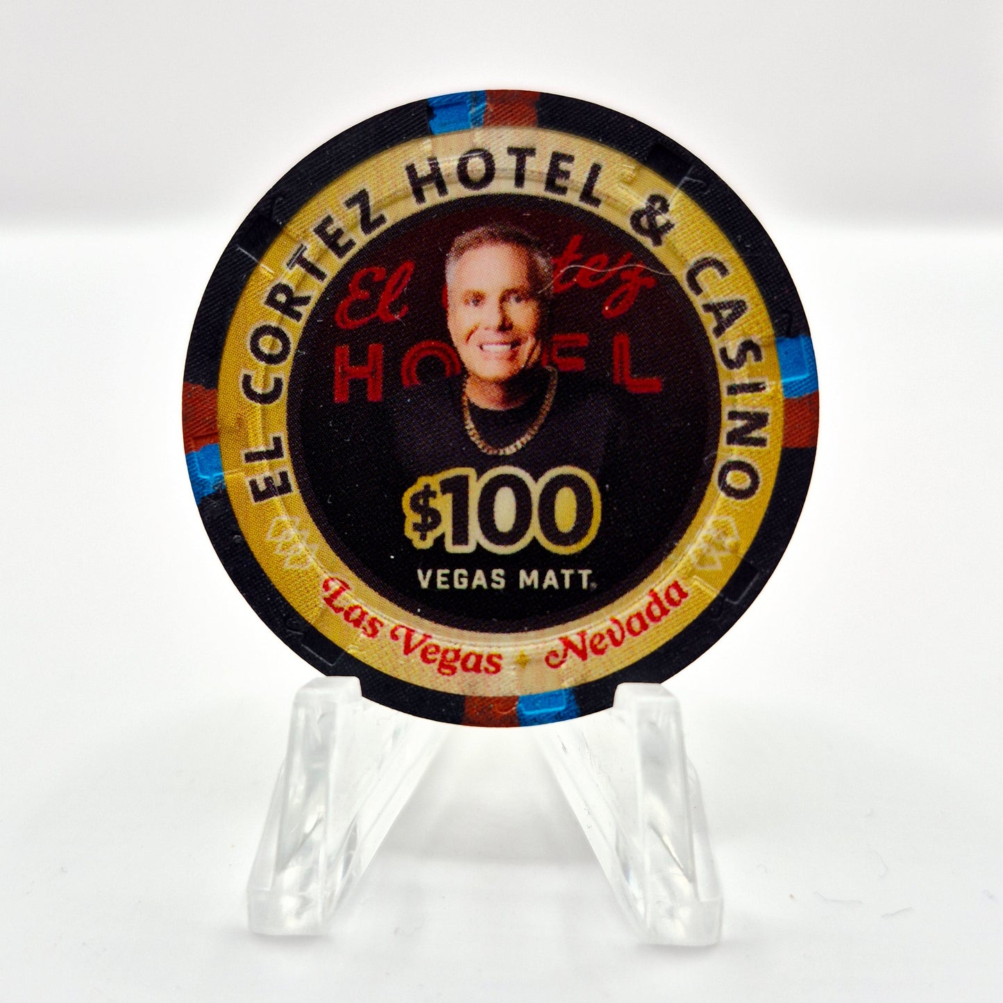 El Cortez Hotel Casino Las Vegas Nevada 2026 "VEGAS MATT' $100 Casino Chip