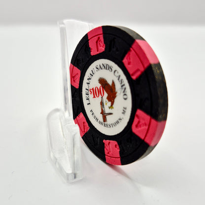 Leelanau Sands Casino Peshawbestown Michigan $100 Casino Chip