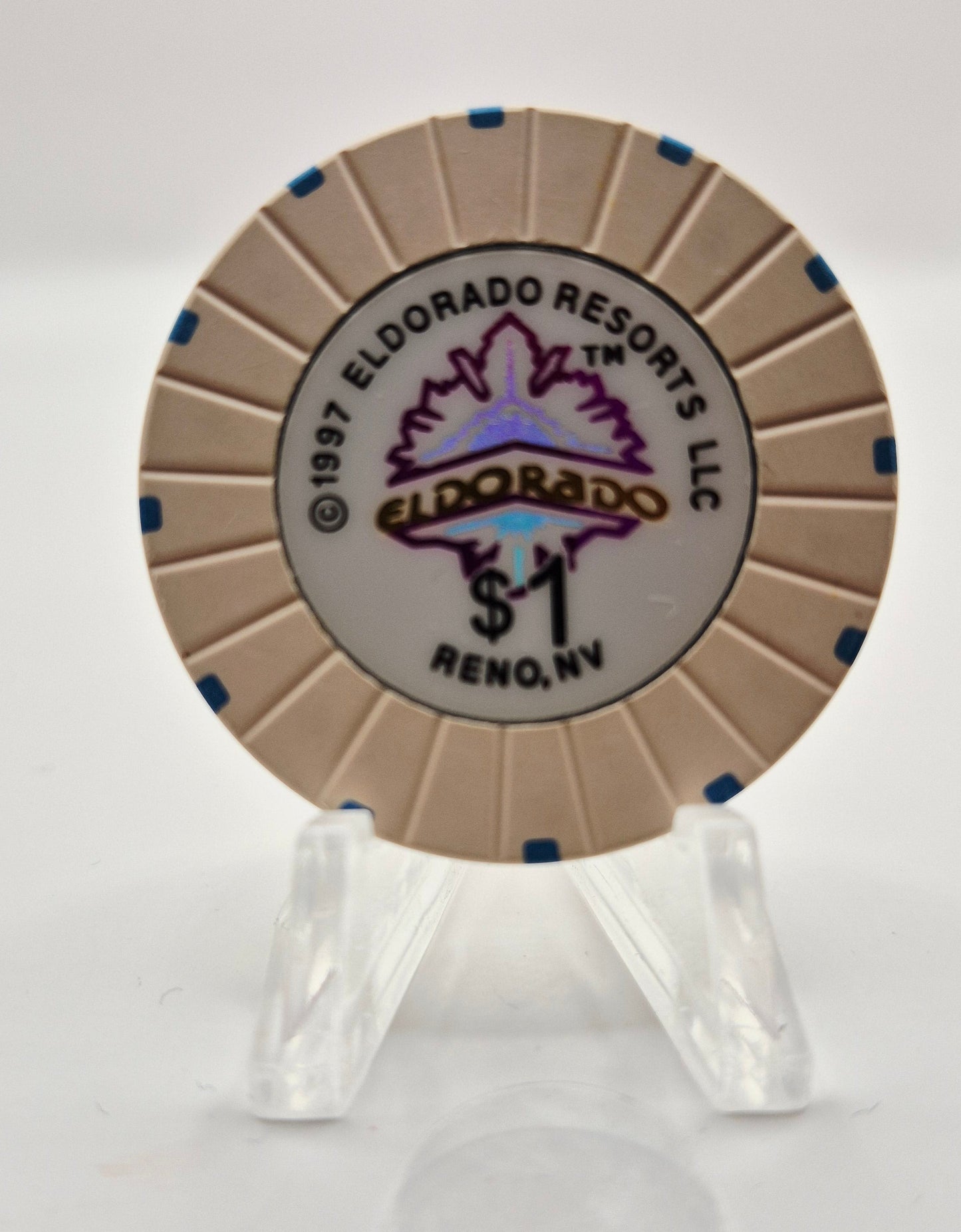Eldorado Resort Casino Reno Nevada 2003 $1 Casino Chip E0386