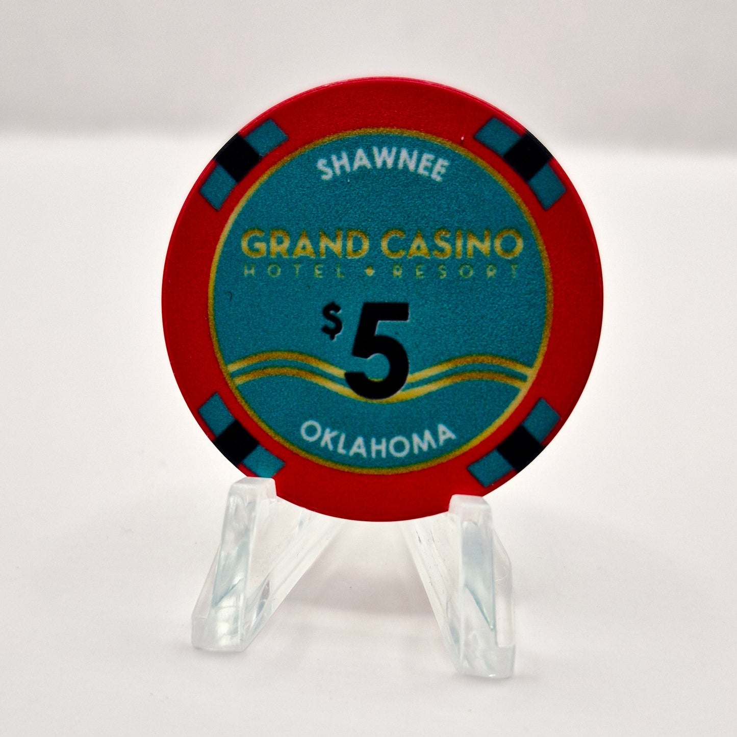 Grand Resort Casino Shawnee Oklahoma $5 'Table' Casino Chip
