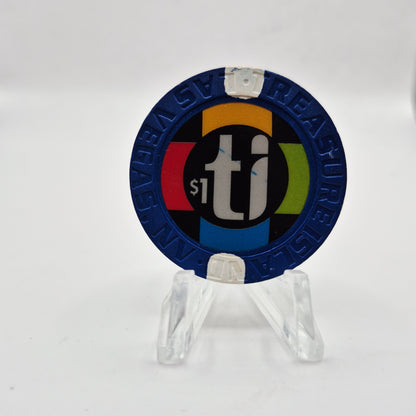Treasure Island Casino Las Vegas Nevada 2003 $1 Casino Chip E2810